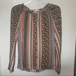 Maurice’s medium multi-color women’s blouse